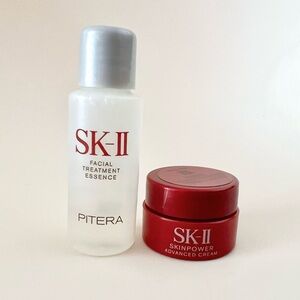 SK-II Facial Treatment Essence & Skinpower Advanced Cream Set